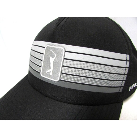 PGA Tour Other - PGA Tour Pro Series Golf Hat Adult Adjustable Black Moisture Wicking